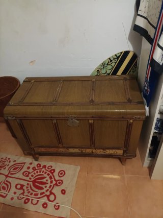 Baúl Vintage Retro Diseño Art Decó