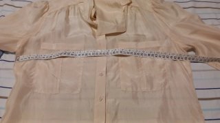 Camisa SEDA de Massimo Dutti Beige
