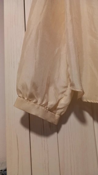 Camisa SEDA de Massimo Dutti Beige