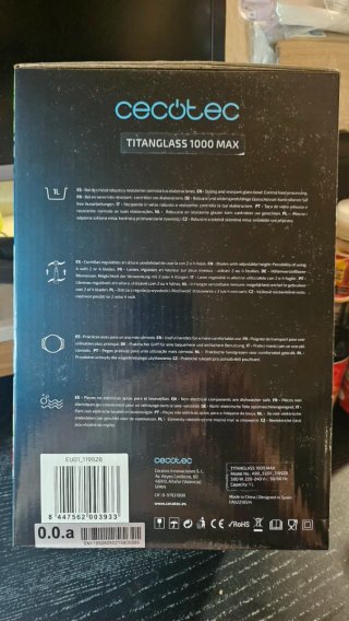 Picadora Cecotec TitanGlass 1000 MAX