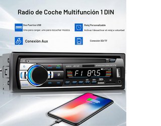 Radio Coche Bluetooth 1 DIN Aigolink