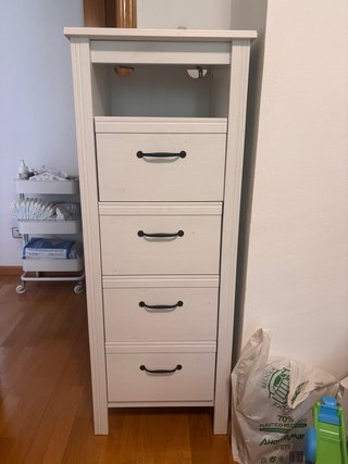Cómoda Cajonera Blanca Madera