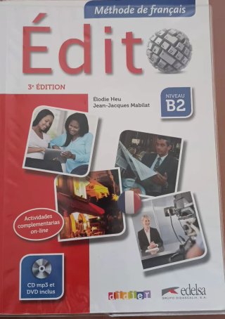 Libro de francés B2. Édito.
