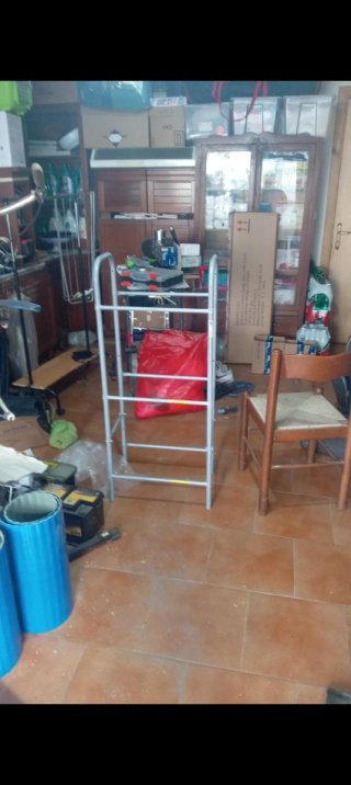 Scaffale 3 ripiani metallo/plastica
