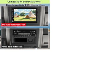 Radio Coche 7" 2 DIN Universal