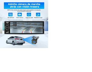 Radio Coche 1 DIN Pantalla Táctil Universal