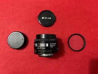 Nikon Af Nikkor 50mm 1:1.8 Objetivo Como nuevo