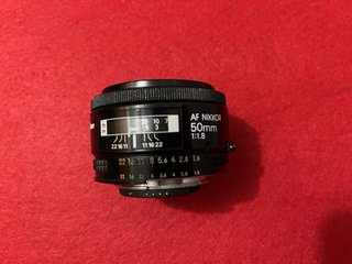Nikon Af Nikkor 50mm 1:1.8 Objetivo Como nuevo
