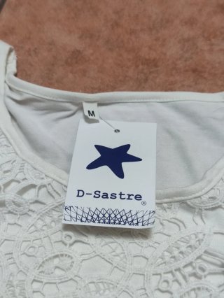 Blusa encaje D-Sastre blanca M/38