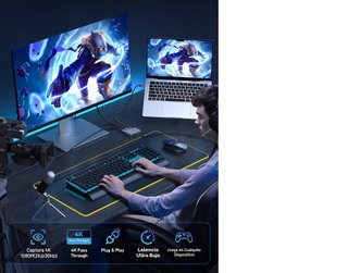 Capturadora Video HDMI a USB-C 4K 60Hz