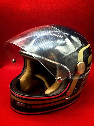Casco Moto BY CITY Roadster Fibra Carbono
