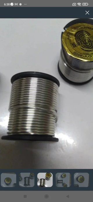 Rollo estaño plata Senra buena calidad