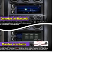 Radio Coche 1 DIN CarPlay/Android