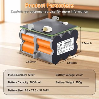 CITYORK Bateria 21.6V 4000h Aspiradora Tineco S5