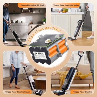 CITYORK Bateria 21.6V 4000h Aspiradora Tineco S5