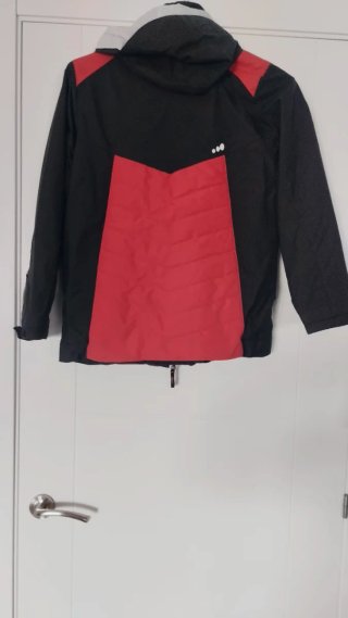 Chaqueta Decathlon 12 años Negra/Roja