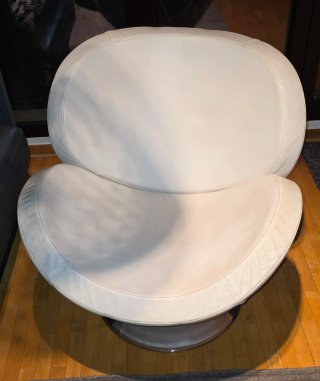 Sillón BoConcept Schelly Piel Blanca