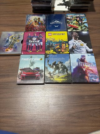 Lote 10 Steelbooks Vacías PS4