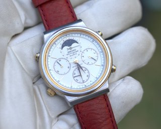 Orologio Seiko Cronografo Quarzo Fasi Lunari