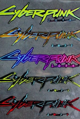 STICKER LOGO CYBERPUNK 2077