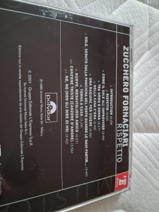 CD Zucchero Rispetto