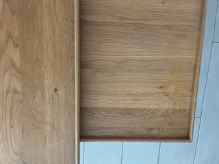 2 Mesas auxiliar de madera 1 pequeña y otra mayor