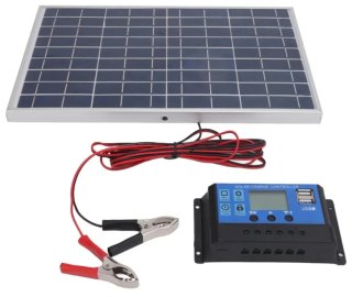 Kit Solar Panel + Controlador Carga