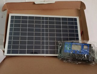 Kit Solar Panel + Controlador Carga