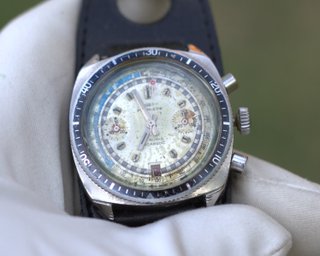 Pryngeps Cronografo Vintage Uomo Diver