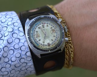 Pryngeps Cronografo Vintage Uomo Diver