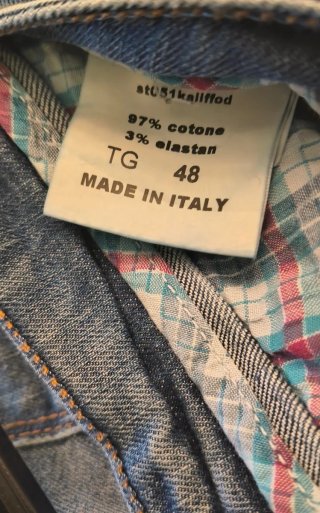 Jeans uomo slim fit taglia 48