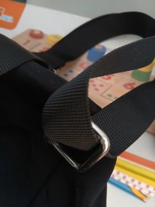 Mochila pequeña mujer negra