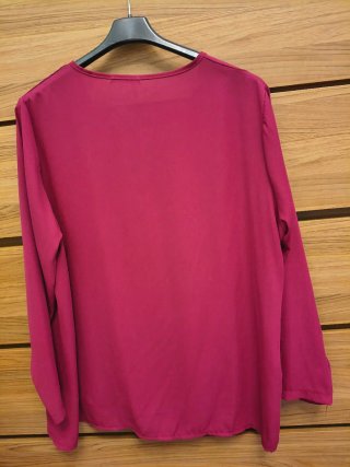 Blusa Over donna manica lunga taglia 54/56