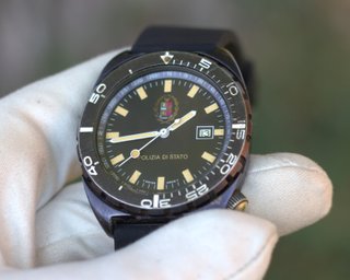 Orologio North Eagles Polizia di Stato PVD Quarzo