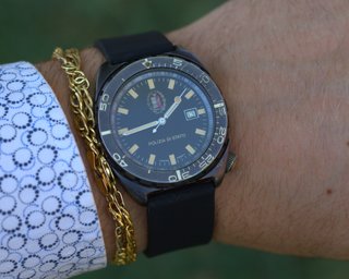 Orologio North Eagles Polizia di Stato PVD Quarzo