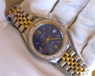 Orologio Hamilton Lancaster Sub 100m Blu/Oro