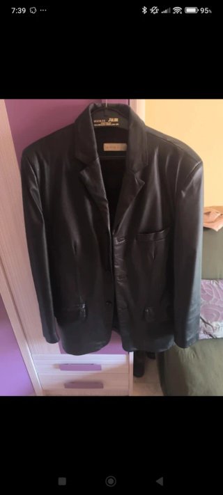 Chaqueta de piel Boston hombre