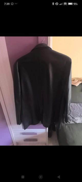 Chaqueta de piel Boston hombre