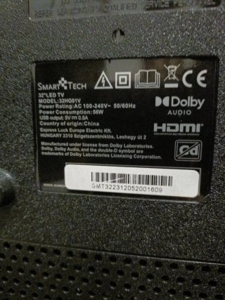 Smart TV Negro 32"
