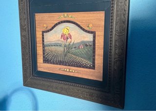Espejo decorativo con paisaje