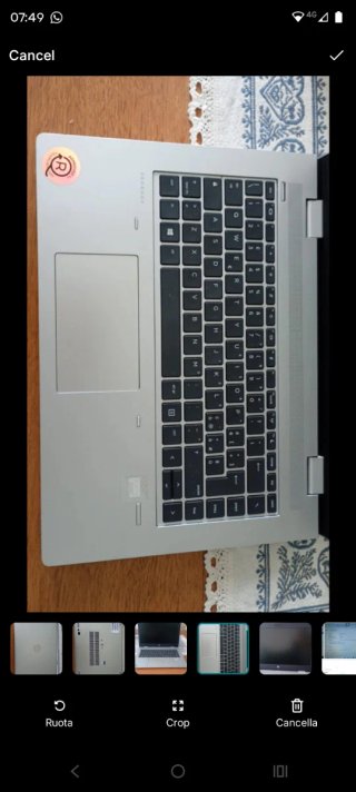 PC Portatile HP Argento