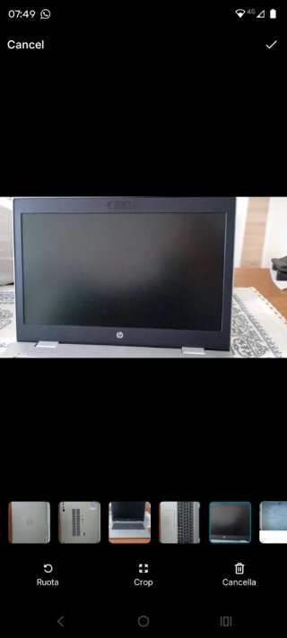 PC Portatile HP Argento