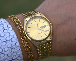 Orologio Pulsar Vintage Oro Uomo