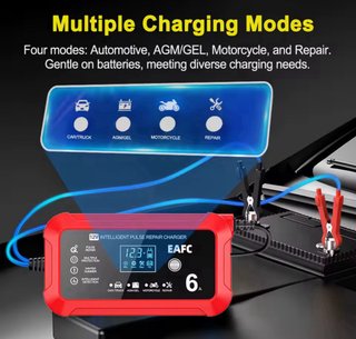 Cargador Batería Coche 12V nuevo