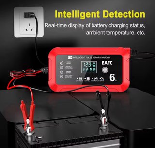 Cargador Batería Coche 12V nuevo