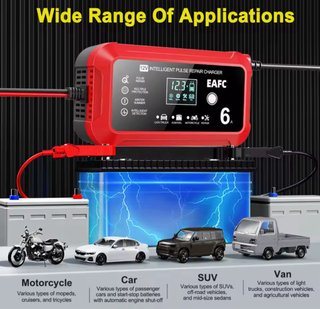 Cargador Batería Coche 12V nuevo