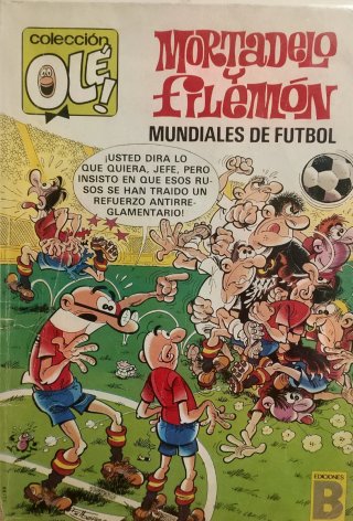 LOTE 10 TEBEOS.OLE MORTADELO Y FILEMON.LOS MUNDIAL
