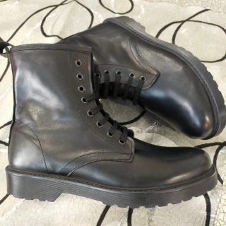 Anfibi Uomo Pelle 39 A 45 STIVALI MILITARY