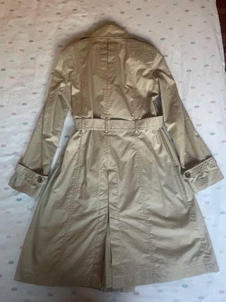 Gabardina Mango Beige Talla M Mujer