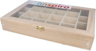 INNSPIRO 209 - Caja vitrina expositor madera de ba